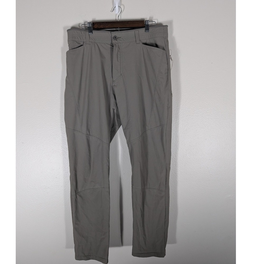 Kuhl Mens 36×32 Deceptr Gray Ripstop Hiking Performance Pants Articulated Knee